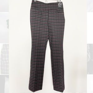 7th Avenue Design Studio Dress Pants Plaid Ponte